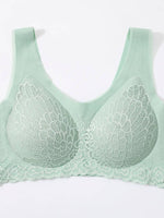 Load image into Gallery viewer, Soutien-gorge de Maternité en Dentelle Vert Menthe - Alliance de Confort et d'Élégance