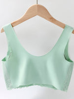 Load image into Gallery viewer, Soutien-gorge de Maternité en Dentelle Vert Menthe - Alliance de Confort et d'Élégance