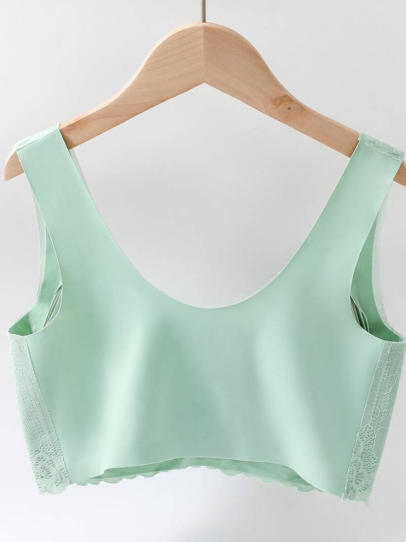 Soutien-gorge de Maternité en Dentelle Vert Menthe - Alliance de Confort et d'Élégance