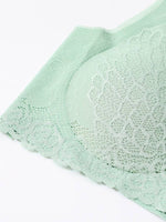 Load image into Gallery viewer, Soutien-gorge de Maternité en Dentelle Vert Menthe - Alliance de Confort et d'Élégance