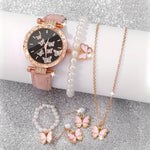 Load image into Gallery viewer, Set de Montre et Bijoux pour Femme composé de 6 pièces - Le Charme à votre Poignet