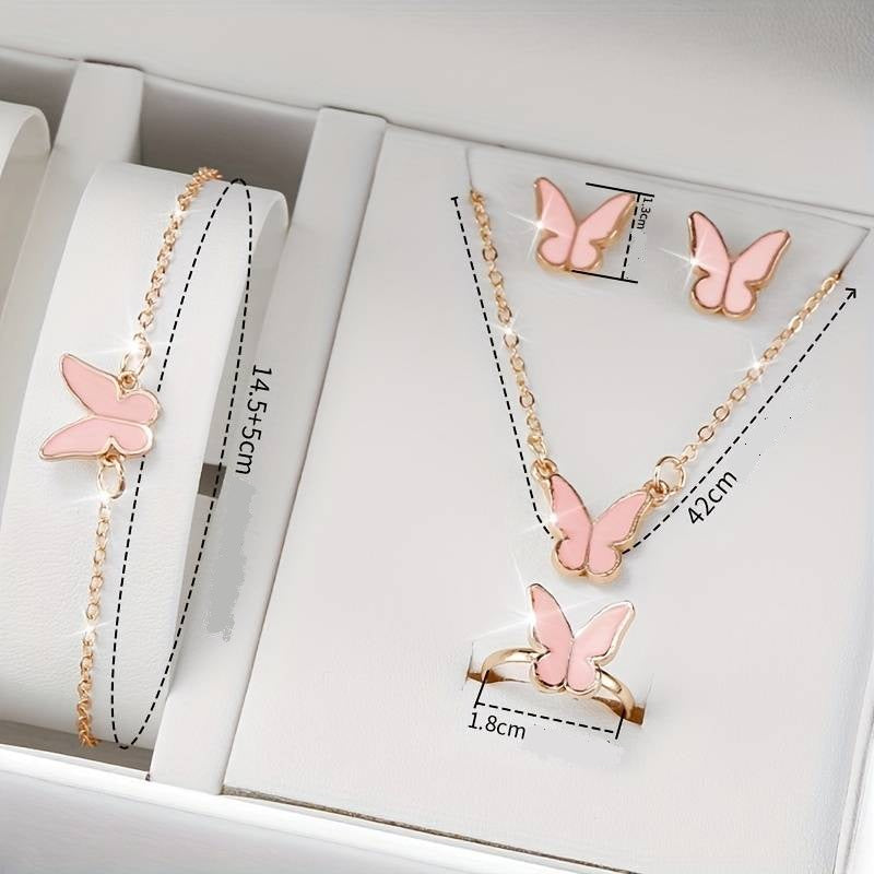 Set de Montre et Bijoux pour Femme composé de 6 pièces - Le Charme à votre Poignet