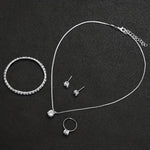 Load image into Gallery viewer, Coffret argent Montre et Bijoux 6 pièces - Élégance et Harmonie
