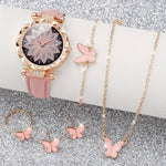 Load image into Gallery viewer, Set de Montre et Bijoux pour Femme composé de 6 pièces - Le Charme à votre Poignet
