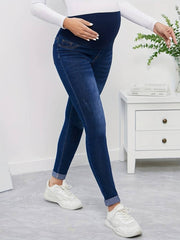 Jean de Maternité Bleu - L'allié Confort de Votre Garde-Robe Maternité