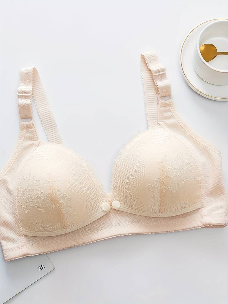 Soutien-gorge d'Allaitement Beige Clair - Confort et Élégance pour Nouvelles Mamans