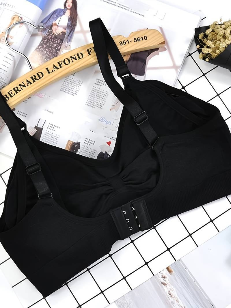 Soutien-gorge d'Allaitement Noir Confortable – Alliez Style et Fonctionnalité