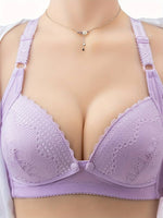Load image into Gallery viewer, Soutien-gorge d&#39;Allaitement Violet Doux - Confort et Féminité

