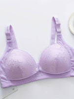 Load image into Gallery viewer, Soutien-gorge d&#39;Allaitement Violet Doux - Confort et Féminité
