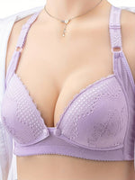Load image into Gallery viewer, Soutien-gorge d&#39;Allaitement Violet Doux - Confort et Féminité

